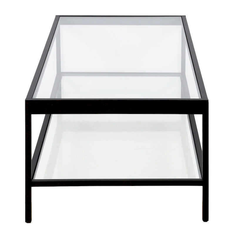 Alexis Couchtisch aus Metall und Glas