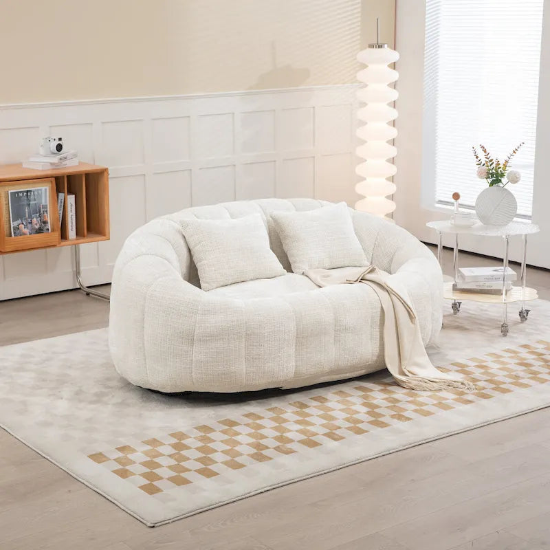 GDFStudio - Laurel Chenille 2-Sitzer Sofa mit hoher Dichte und übergroßem Komfort