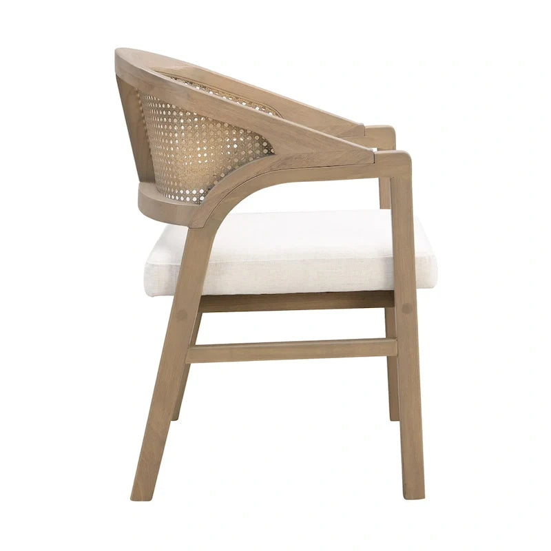 Christopher Knight Home - Esszimmerstuhl mit Rohrgeflecht (2er-Set)