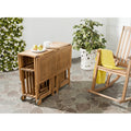 SAFAVIEH Outdoor Brandy 5-teiliges Outdoor-Esstisch-Set – 43Bx35Tx29H