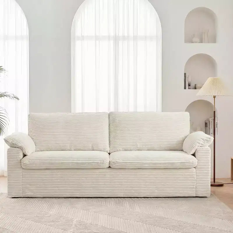 Dyonery 86 Cloud Loveseat Sofa, tiefer Sitz & breite Armlehnenkissen, stabiler Rahmen, atmungsaktives ergonomisches Design