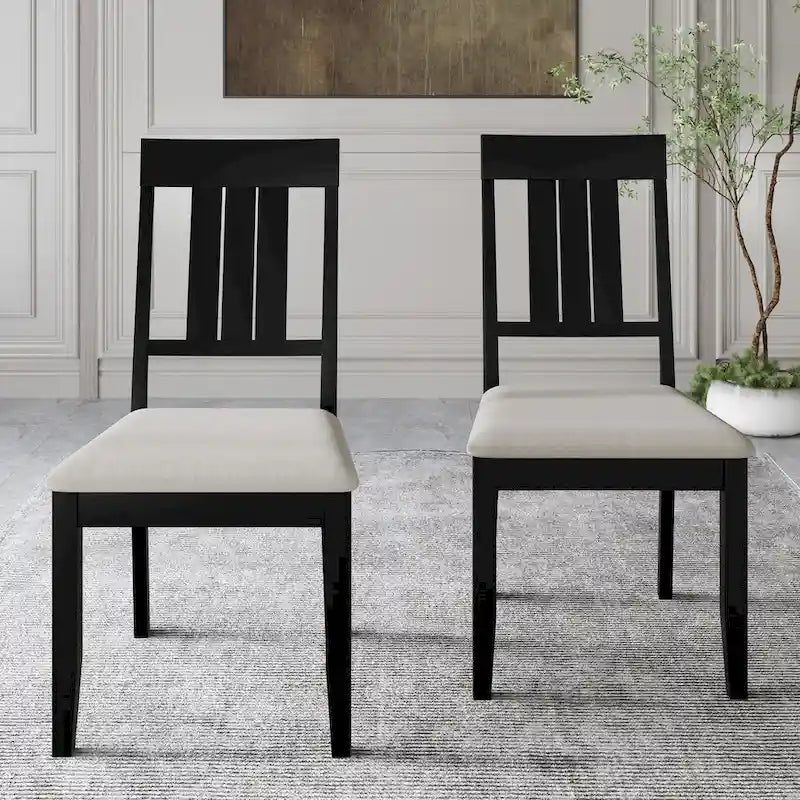 CraftPorch Classic 7-teiliges Esszimmerset aus Holz