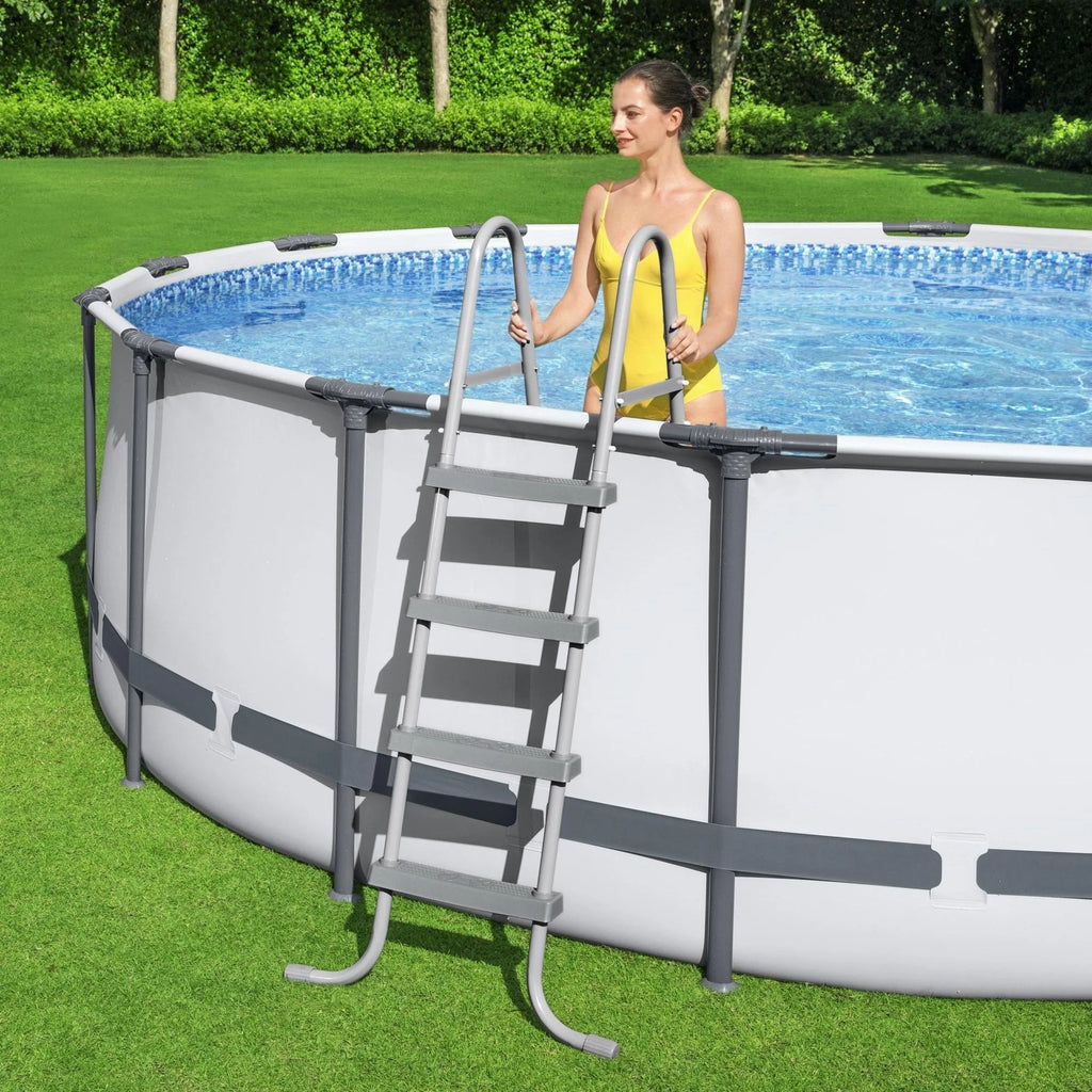 Bestway Steel Pro MAX Rundschwimmbecken Aufstellpool mit Pumpe & Abdeckung